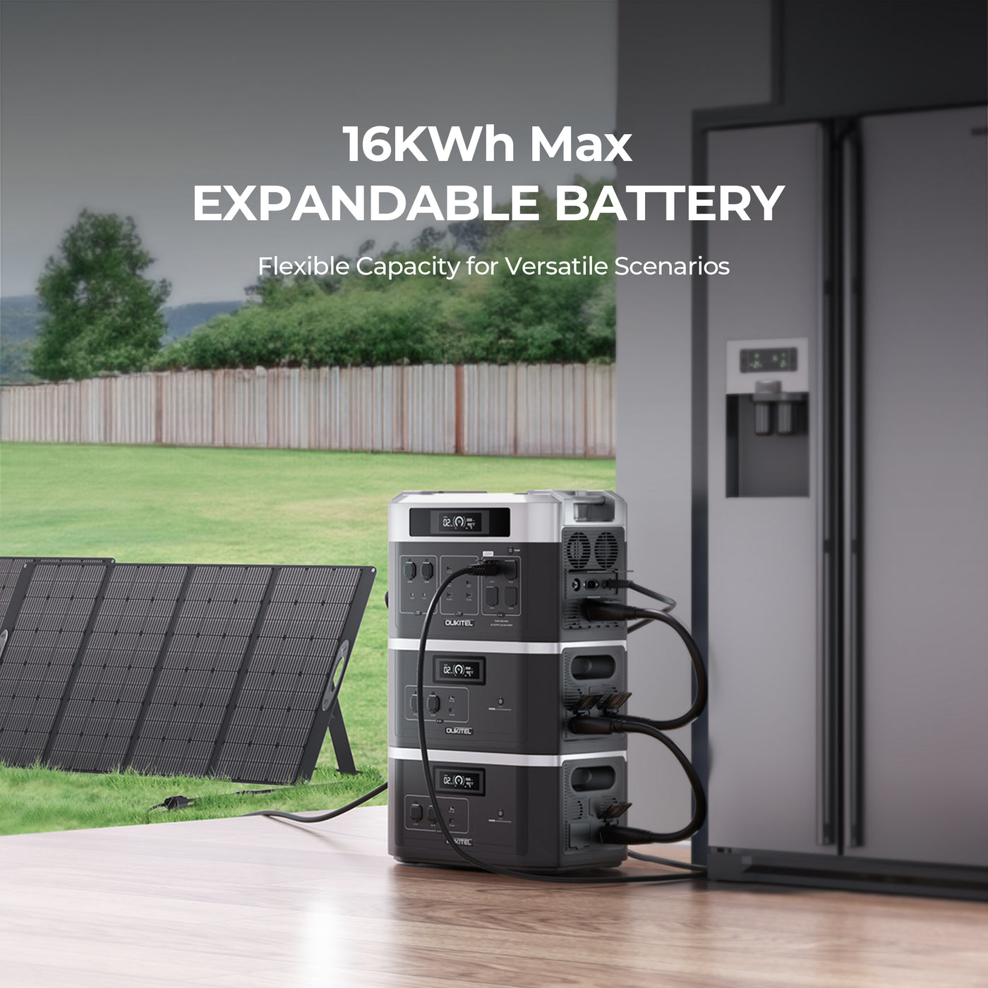 OUKITEL BP2000 Solar Generator 2200W